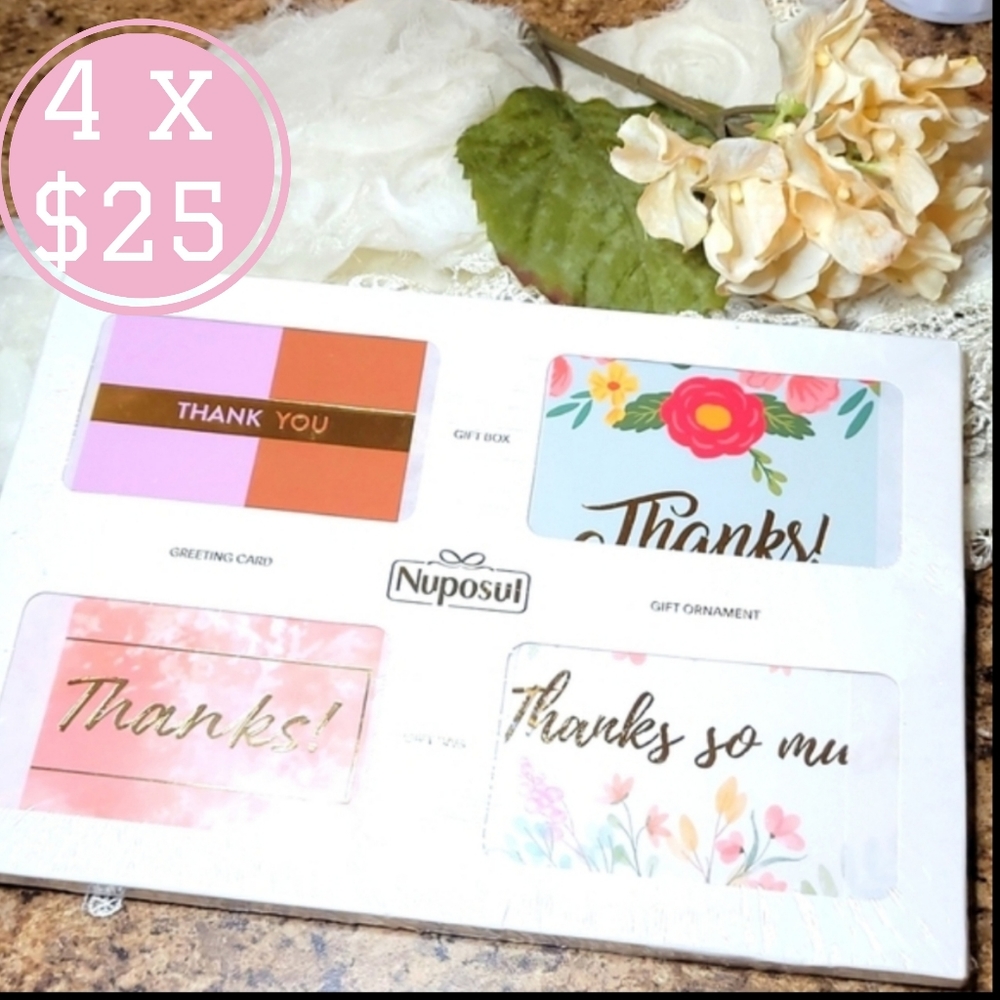🆕️ Box Thank you cards with envelopes